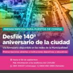 USHUAIA : DESFILE DEL 12 DE OCTUBRE: SE ABRIÓ LA PREINSCRIPCIÓN PARA INSTALAR PUESTOS DE COMIDA