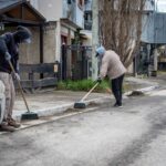 USHUAIA : LA MUNICIPALIDAD  REALIZÓ TRABAJOS DE LIMPIEZA EN BARRIO PERÓN