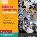 COMIENZAN LAS INSCRIPCIONES A LOS TALLERES DEPORTIVOS MUNICIPALES DE VERANO