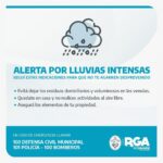 RIO GRANDE : RIGE ALERTA POR LLUVIAS PARA ESTE MARTES