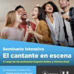USHUAIA : LA SECRETARÍA DE CULTURA Y EDUCACIÓN LLEVARÁ ADELANTE EL SEMINARIO INTENSIVO “EL CANTANTE EN ESCENA”