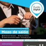 USHUAIA . LA MUNICIPALIDAD BRINDARÁ UN TALLER GRATUITO DE MOZO DE SALÓN EN EL CENTRO DE INCLUSIÓN DIGITAL