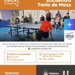 USHUAIA : NOCHE MÁS LARGA: SE REALIZARÁ UN ENCUENTRO DE TENIS DE MESA EN EL CEPLA-EL PALOMAR