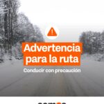 ALERTA AMARILLA VIGENTE POR NEVADAS EN ZONA ALTA