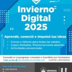 USHUAIA : INVIERNO DIGITAL 2025” ABRE LISTA DE ESPERA PARA SUS TALLERES GRATUITOS