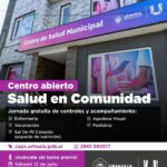 USHUAIA : EL CENTRO DE SALUD MUNICIPAL  REALIZARÁ UNA JORNADA ABIERTA DE CONTROLES