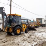RIO GRANDE : CONTINÚAN LOS TRABAJOS DE LIMPIEZA DE HIELO Y ESCARCHA EN DISTINTOS SECTORES DE LA CIUDAD