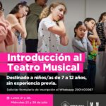 USHUAIA : LA MUNICIPALIDAD  ABRE LAS INSCRIPCIONES AL SEMINARIO “INTRODUCCIÓN AL TEATRO MUSICAL”