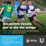 USHUAIA : ENCUENTRO DE RUGBY “TOCATA” POR EL DÍA DEL AMIGO EN EL MICROESTADIO COCHOCHO VARGAS