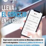TOLHUIN LANZA SU CANAL DE WHATSAPP PARA ESTAR MÁS CERCA DE LOS VECINOS