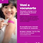 USHUAIA : EL CENTRO DE SALUD MUNICIPAL  PROMUEVE LA VACUNACIÓN COMO HERRAMIENTA CLAVE DE PREVENCIÓN