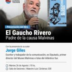 C.D.TOLHUIN : Se presenta en Tolhuin el libro “El Gaucho Rivero – Padre de la Causa Malvinas”, con prólogo de Cristina Fernández de Kirchner