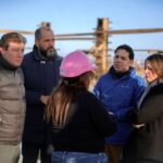 EL GOBERNADOR MELELLA RECORRIÓ LA OBRA DE LA COMISARÍA DE GÉNERO Y FAMILIA EN RÍO GRANDE