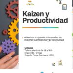SE INVITA A EMPRESAS Y EMPRENDEDORES AL TALLER ABIERTO SOBRE “KAIZEN Y PRODUCTIVIDAD”