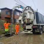 USHUAIA : LA MUNICIPALIDAD  INTERVIENE EN ZONAS ANEGADAS TRAS LAS INTENSAS PRECIPITACIONES