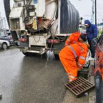 USHUAIA : LA MUNICIPALIDAD CONTINÚA EL OPERATIVO ANTE EL TEMPORAL DE LLUVIAS