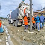 USHUAIA : EL MUNICIPIO REALIZA EL   MANTENIMIENTO DE PLUVIALES EN EL BARRIO KAUPÉN