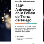 GRAN CONCIERTO HOMENAJE POR LOS 140 AÑOS DE LA POLICÍA DE TIERRA DEL FUEGO