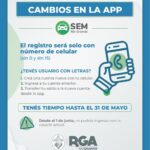 RIO GRANDE : EL MUNICIPIO INFORMA CAMBIOS EN LA APP DEL ESTACIONAMIENTO MEDIDO