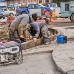 USHUAIA : AUDITORES DEL FAMP EVALUARON EL AVANCE DE LA OBRA DEL PASEO COSTERO