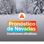 ALERTA AMARILLA POR NEVADAS Y VIENTOS PARA ESTE MIÉRCOLES EN TIERRA DEL FUEGO