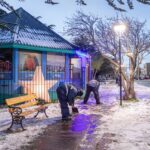 RIO GRANDE : OPERATIVO INVERNAL: CONTINÚAN LAS LABORES DE LIMPIEZA EN LA CIUDAD