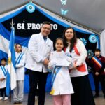 UNA ESTUDIANTE DE BASE ESPERANZA REALIZÓ SU PROMESA DE LEALTAD A LA BANDERA