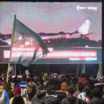RIO GRANDE : EL PARTIDO DE ARGENTINA SE VIVE EN EL PARQUE DE LOS 100 AÑOS