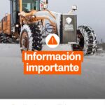 ALERTAS METEOROLÓGICAS VIGENTES POR VIENTOS FUERTES Y NEVADAS EN LA PROVINCIA