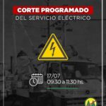 Cooperativa Eléctrica de Rio Grande : ⚠️ CORTE PROGRAMADO POR TRABAJOS EN LA RED ELÉCTRICA⚡