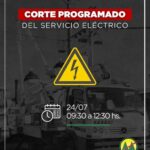Cooperativa Eléctrica de Rio Grande﻿ : ⚠️ CORTE PROGRAMADO POR TRABAJOS EN LA RED ELÉCTRICA⚡