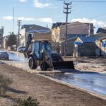 RIO GRANDE : EL MUNICIPIO INTENSIFICA LAS TAREAS DE LIMPIEZA DE HIELO Y ESCARCHA EN DISTINTOS SECTORES DE LA CIUDAD