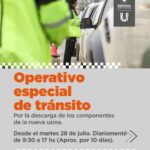 USHUAIA : LA MUNICIPALIDAD IMPLEMENTARÁ UN OPERATIVO ESPECIAL DE TRÁNSITO POR LA DESCARGA DE LOS COMPONENTES DE LA NUEVA USINA