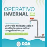 RIO GRANDE : CON LA CONTINUIDAD DE LAS BAJAS TEMPERATURAS, SE RECUERDAN LAS MEDIDAS PARA PROTEGER LAS INSTALACIONES DE AGUA