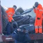 USHUAIA : LA MUNICIPALIDAD  LLEVÓ ADELANTE LA RECOLECCIÓN DE NEUMÁTICOS FUERA DE USO