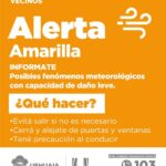 USHUAIA : ALERTA AMARILLA: DEFENSA CIVIL EMITE RECOMENDACIONES POR FUERTES VIENTOS